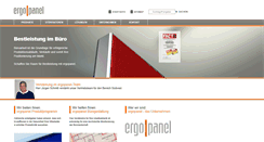 Desktop Screenshot of ergopanel.de